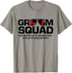Groom Squad T Shirt | Bucks Groom Groomsmen | Bachelor Party T-Shirt - T-Shirt | Sand