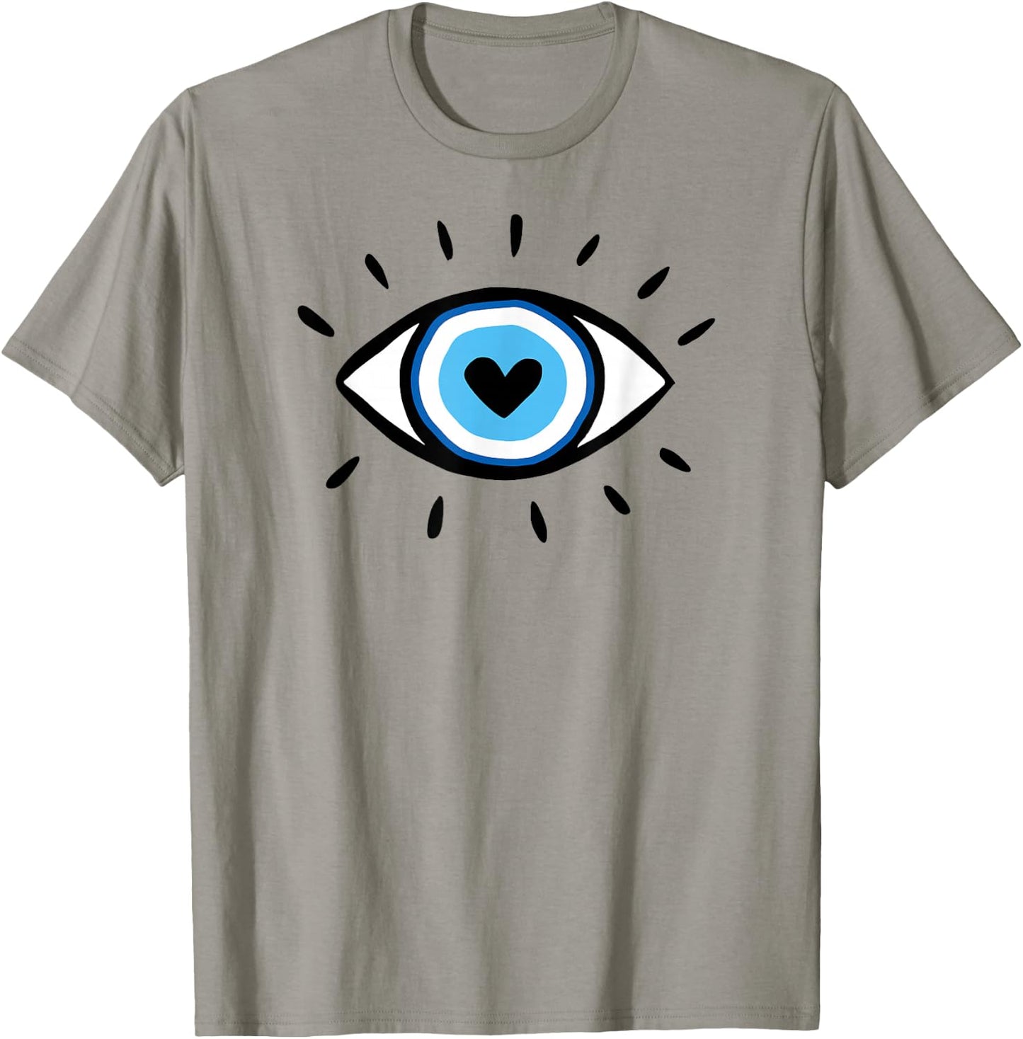Evil Eye Spiritual Aesthetic Esoteric Mystical Themed T-Shirt - T-Shirt | Sand