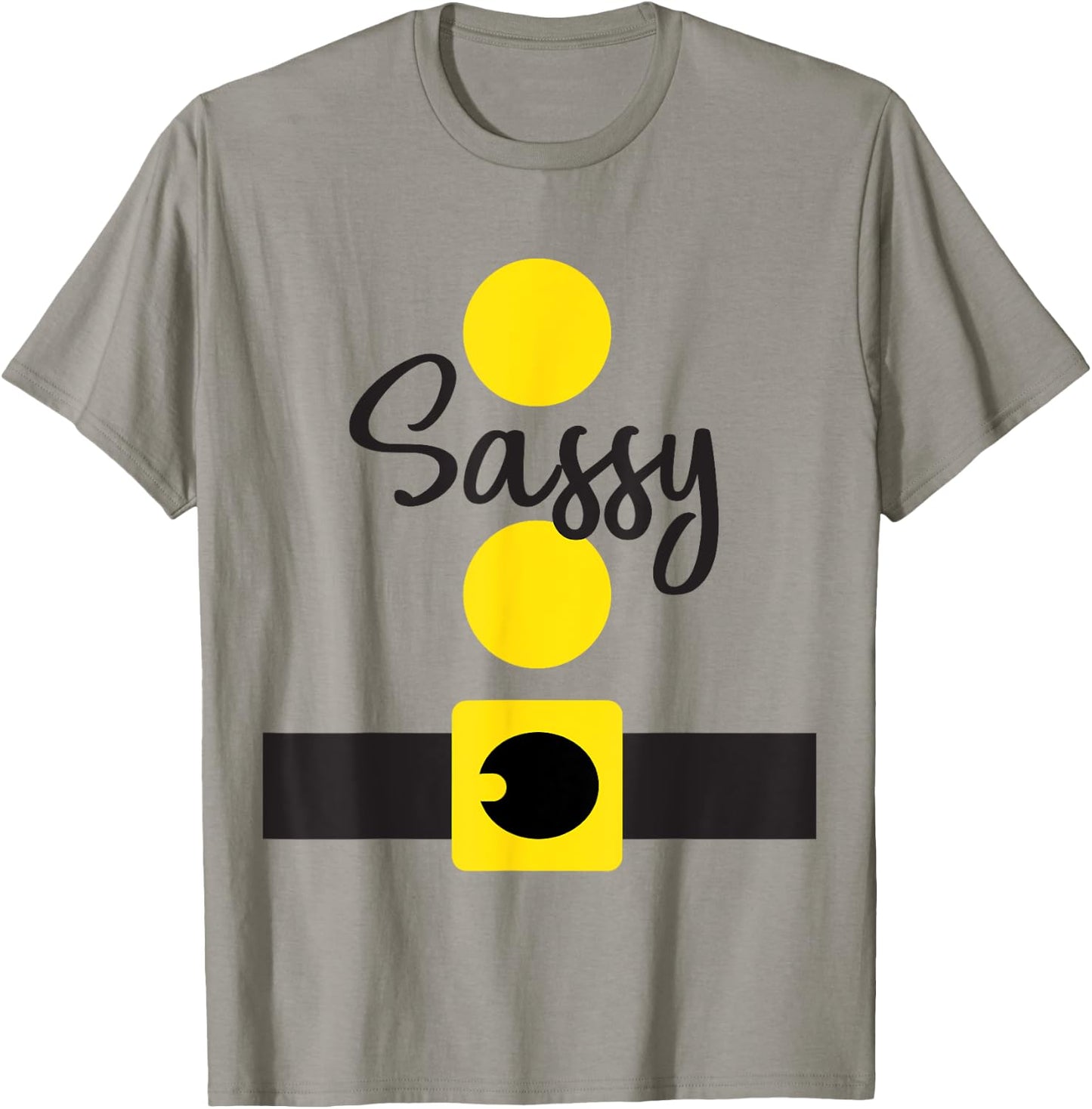 Sassy Dwarf Halloween Costume Shirt, Matching Dwarves Set T-Shirt - T-Shirt | Sand