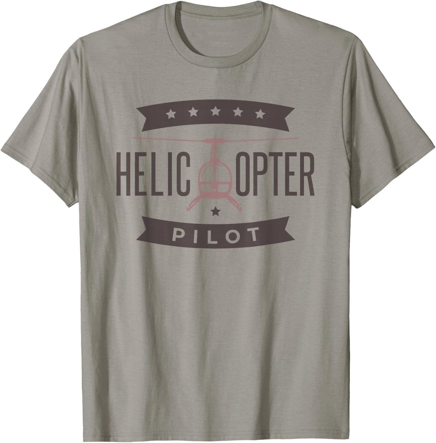 Helicopter Pilot, Helicopter Aviation Pilot T-Shirt - T-Shirt | Sand