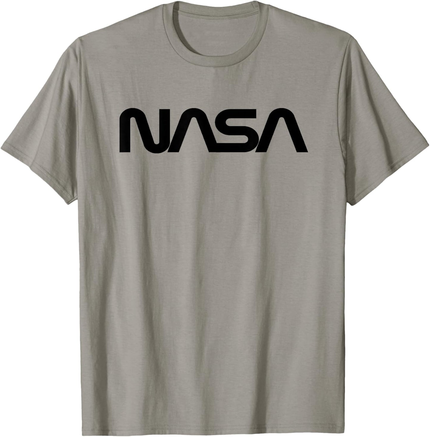 Black NASA Worm Logo T-Shirt - T-Shirt | Sand