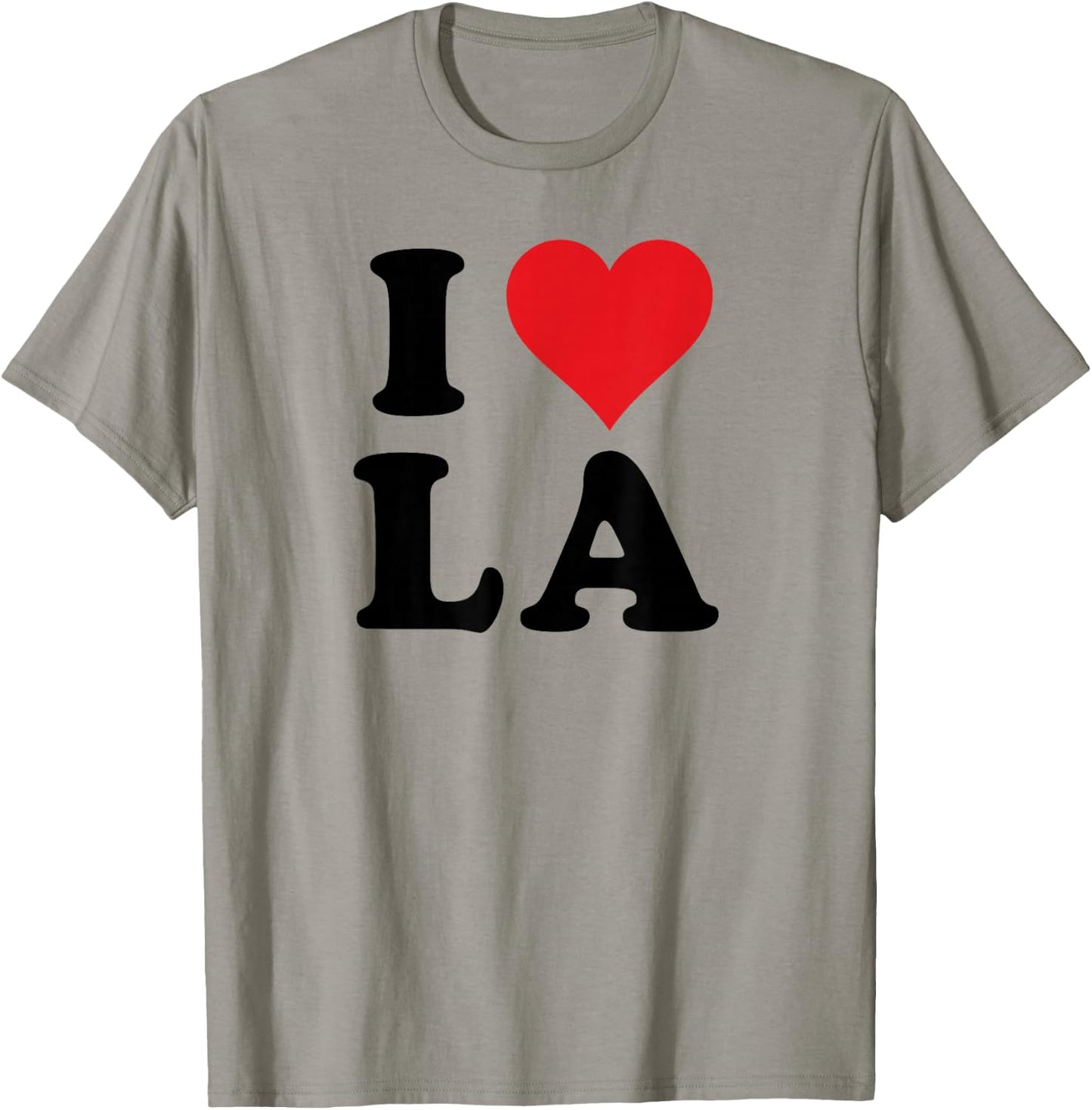 I Heart LA Initials I Love L.A. First And Last Name L A T-Shirt - T-Shirt | Sand