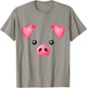 DIY Halloween Costume Pink Pig Costume for Kids Adults Shirt T-Shirt - T-Shirt | Sand