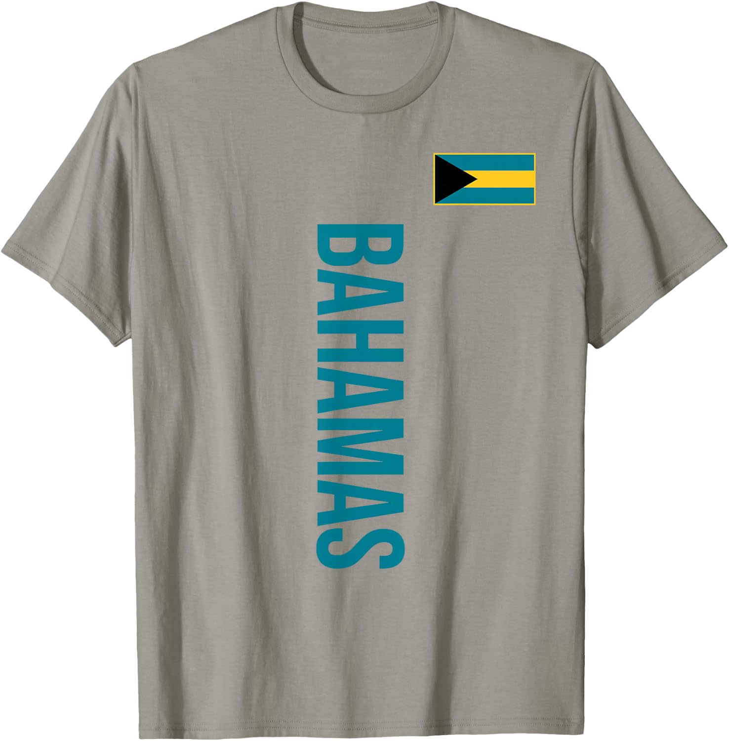 Bahamas flag sports football athletic jersey top T-Shirt - T-Shirt | Sand