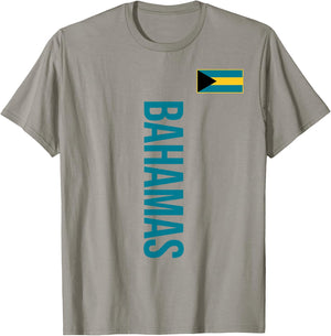 Bahamas flag sports football athletic jersey top T-Shirt - T-Shirt | Sand