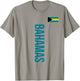 Bahamas flag sports football athletic jersey top T-Shirt - T-Shirt | Sand