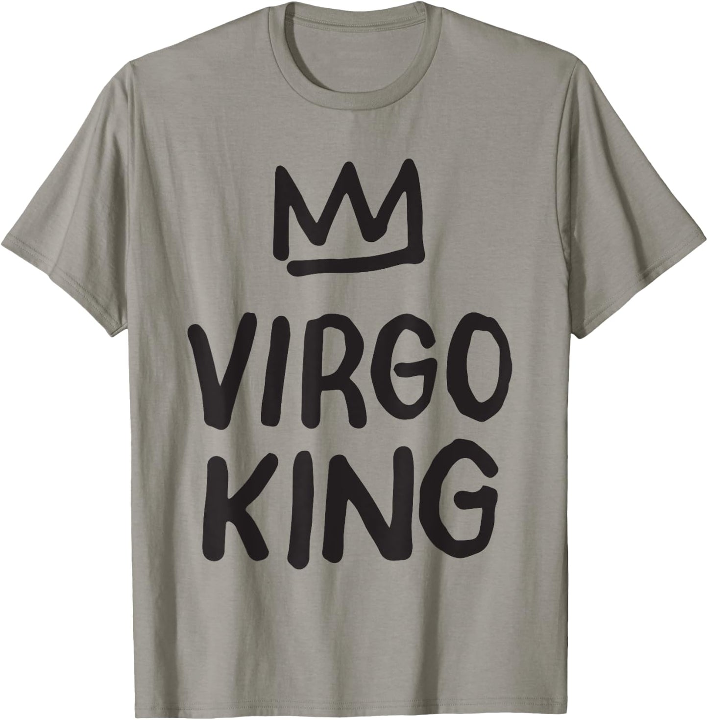 Virgo Birthday Gifts - King Virgo Zodiac T-Shirt - T-Shirt | Sand