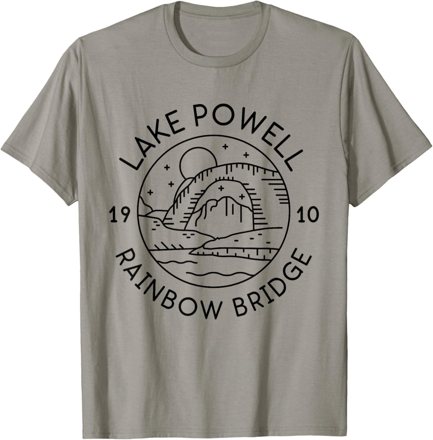 Lake Powell National Park 1910 Rainbow Bridge Monument T-Shirt - T-Shirt | Sand