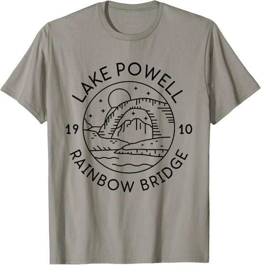 Lake Powell National Park 1910 Rainbow Bridge Monument T-Shirt - T-Shirt | Sand