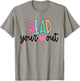 Read Your Heart Out Cute for Teacher Women Love Reading Book T-Shirt - T-Shirt | Sand