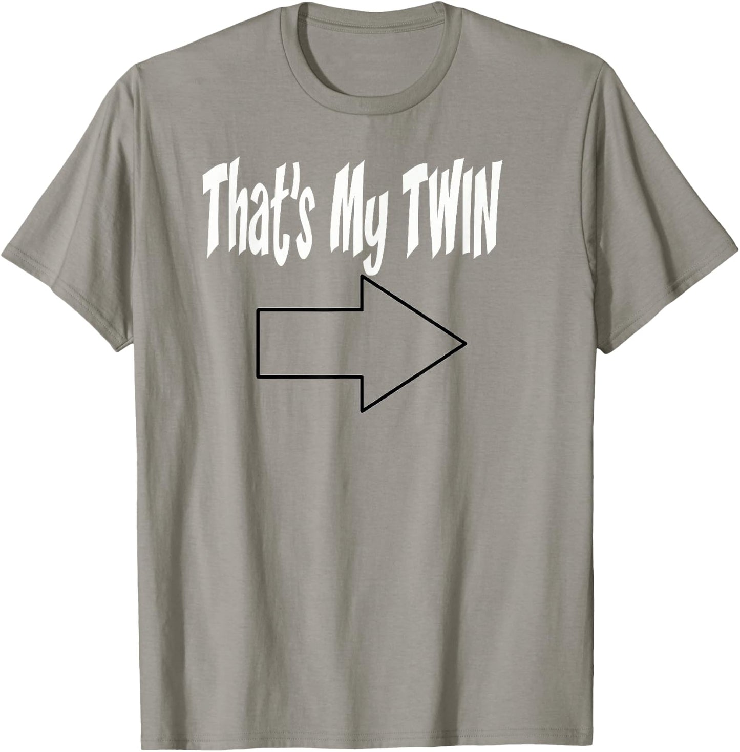 Thats My Twin Arrow Point to Left T Shirt T-Shirt - T-Shirt | Sand