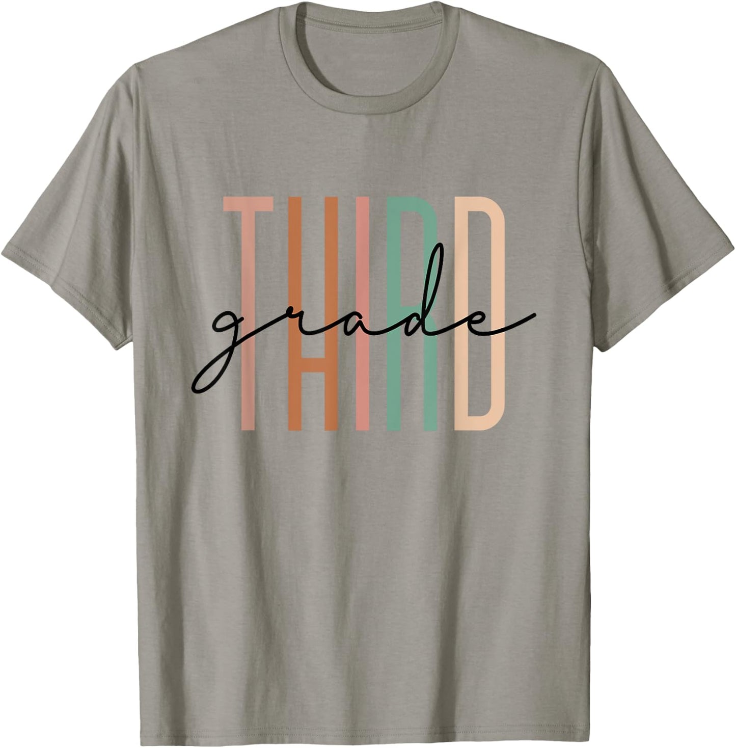 Third Grade Girls Boys Teacher Team 3rd Grade Squad T-Shirt - T-Shirt | Sand