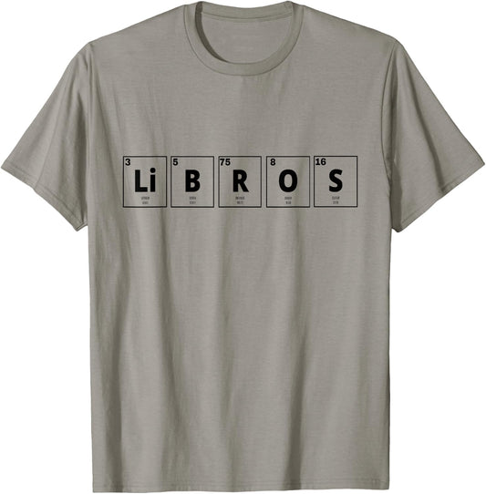 Libros Word for Book Lover Librarian Spanish Teacher T-Shirt - T-Shirt | Sand