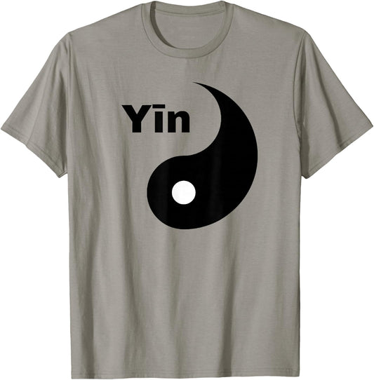 Yin Yang Matching Friends Or Couple Yin T-Shirt - T-Shirt | Sand