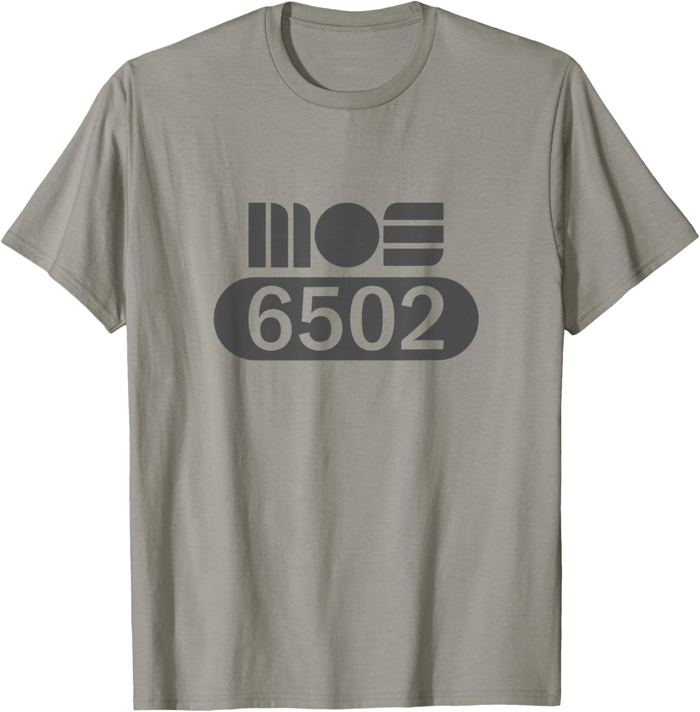 MOS 6502 CPU Retro Programmer Coder Processor Old School T-Shirt - T-Shirt | Sand