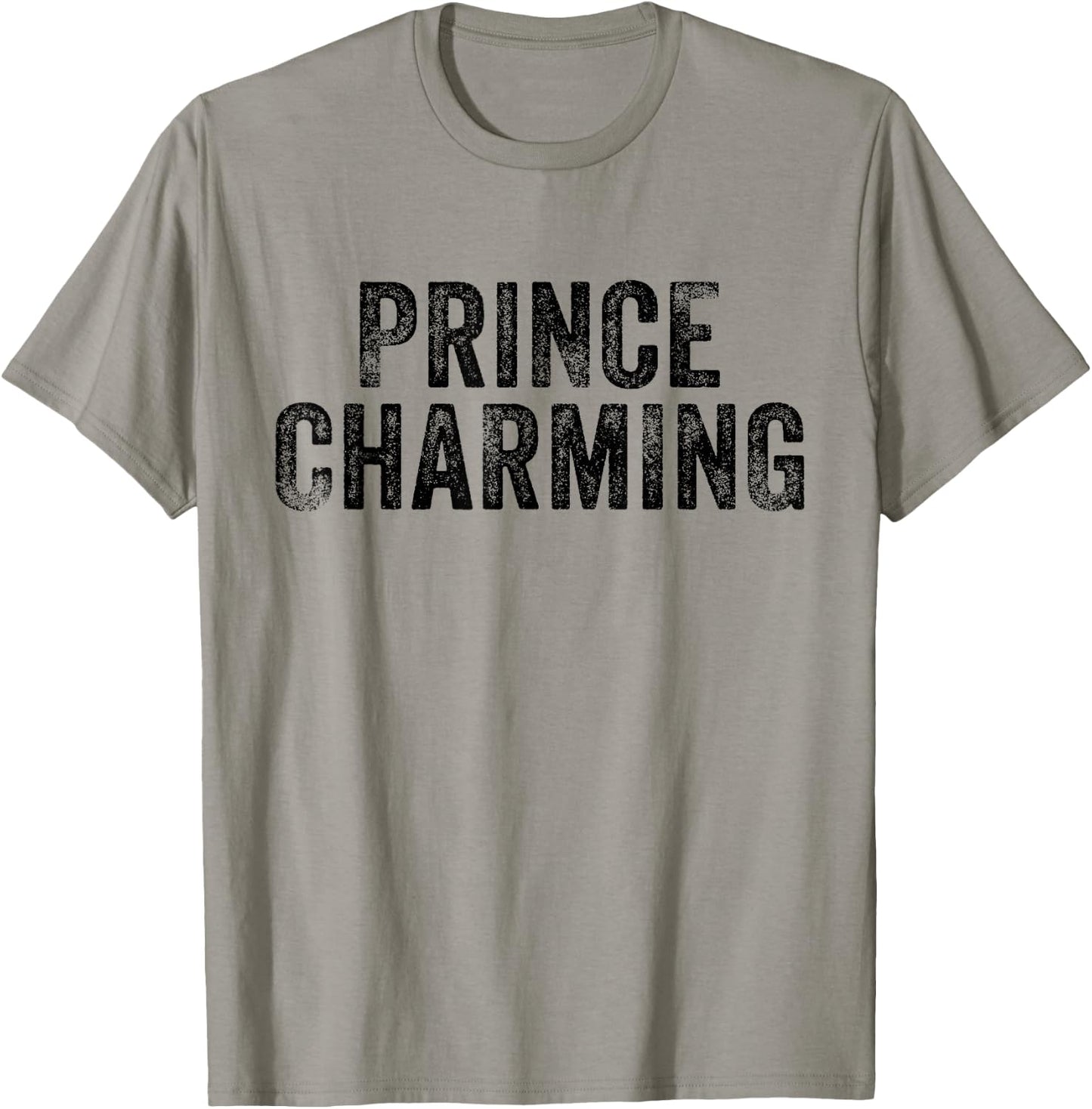 Prince Charming Fairy Tale Hero Funny Vintage Distressed T-Shirt - T-Shirt | Sand