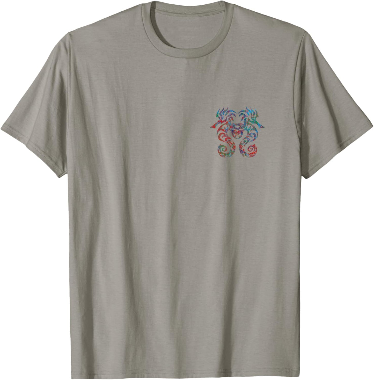 JCombs: Anna Maria Island, FL, Seahorses (Art on both sides) T-Shirt - T-Shirt | Sand