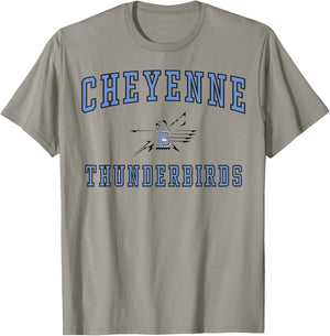 Cheyenne East High School Thunderbirds C1 T-Shirt - T-Shirt | Sand