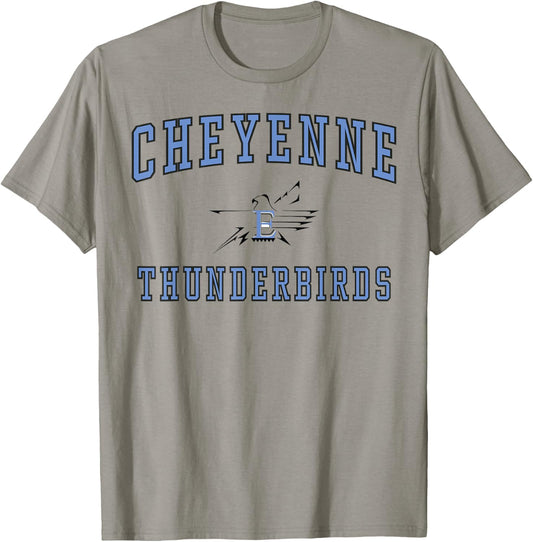Cheyenne East High School Thunderbirds C1 T-Shirt - T-Shirt | Sand