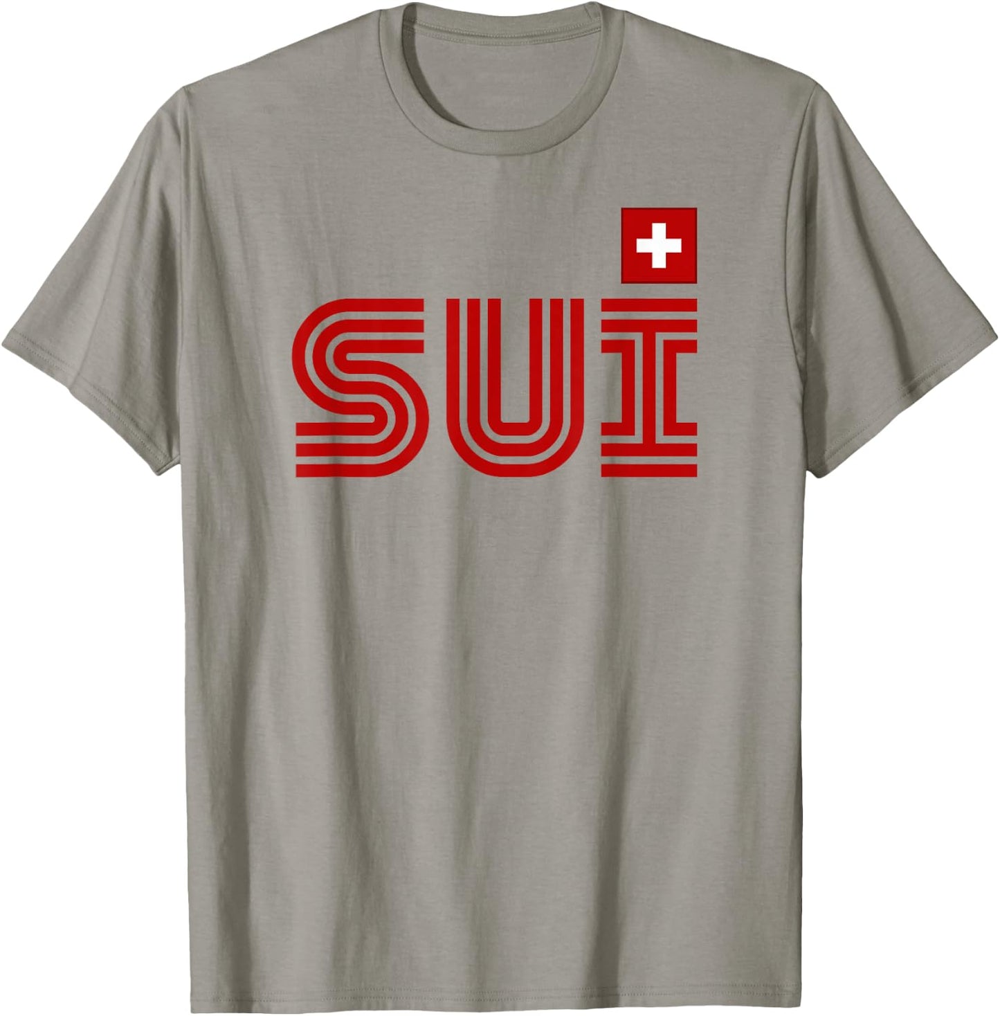 Switzerland Flag Retro International Country Swiss Pride T-Shirt - T-Shirt | Sand