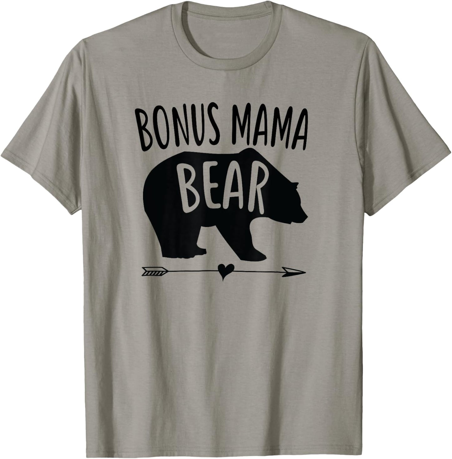 Bonus Mama Mom Bear Stepmom Mother's Day Gift T-Shirt - T-Shirt | Sand