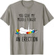 Unicorn You Give My Middle Finger An Erection T-Shirt - T-Shirt | Sand