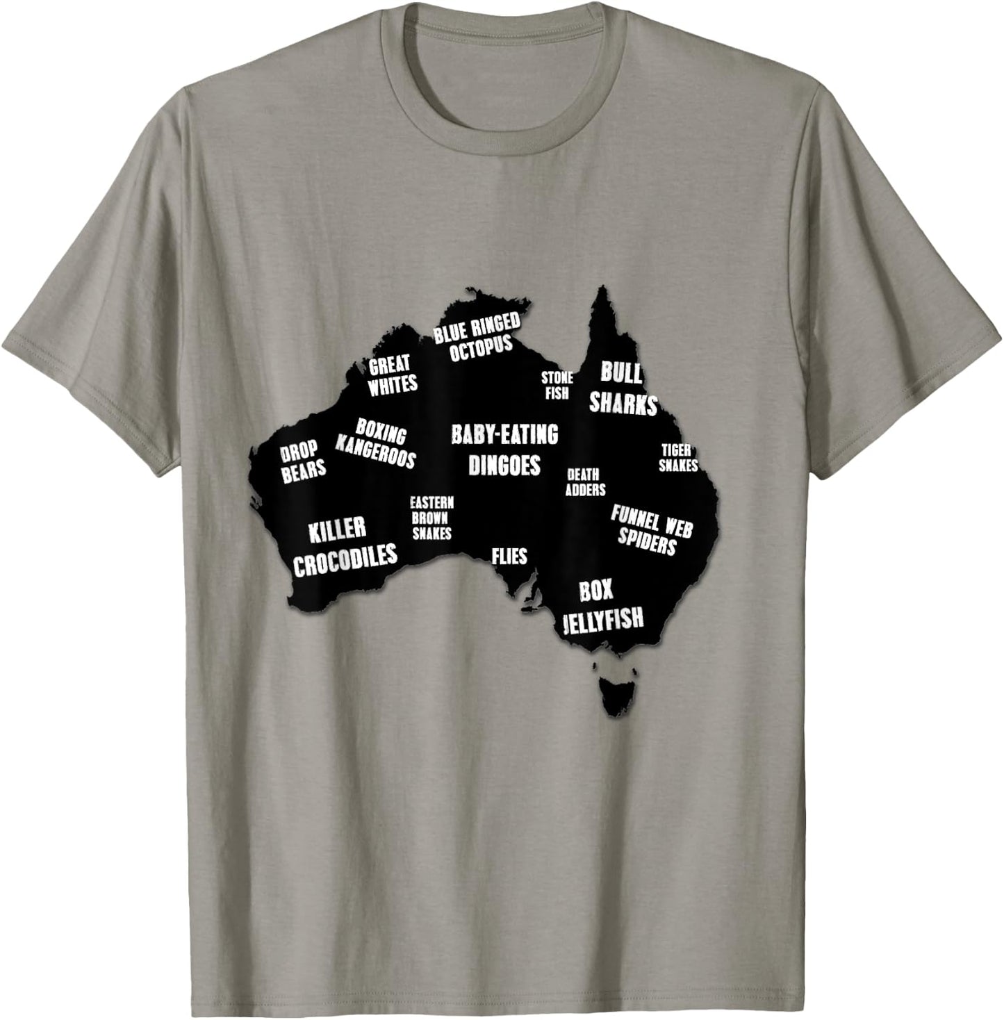 Funny Dangerous Animals of Australia T-Shirt - T-Shirt | Sand