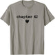 Chapter 42 - Book Lovers Readers & Authors 42nd Birthday T-Shirt - T-Shirt | Sand