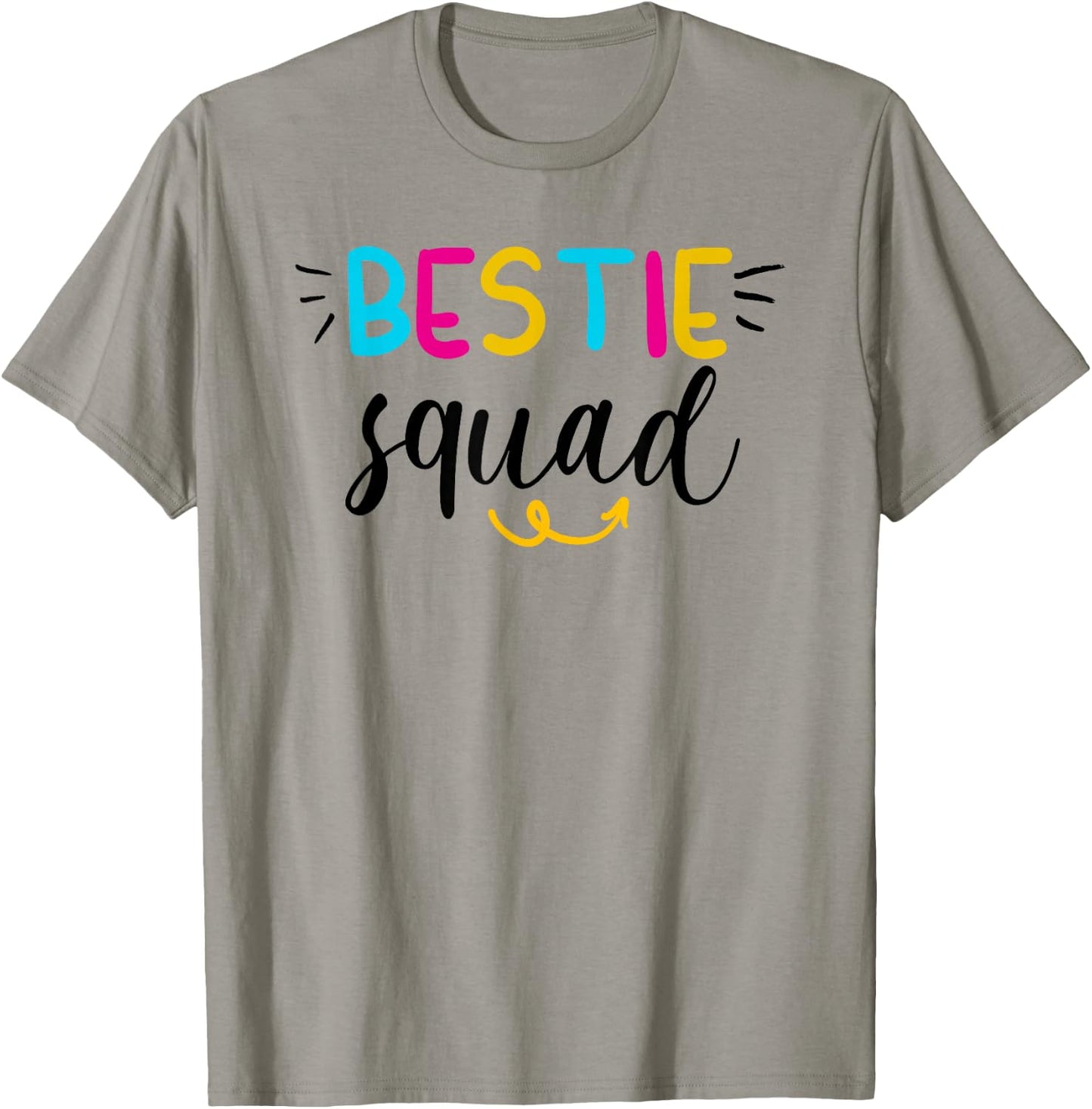 Bestie Squad Best Friends T-Shirt - T-Shirt | Sand
