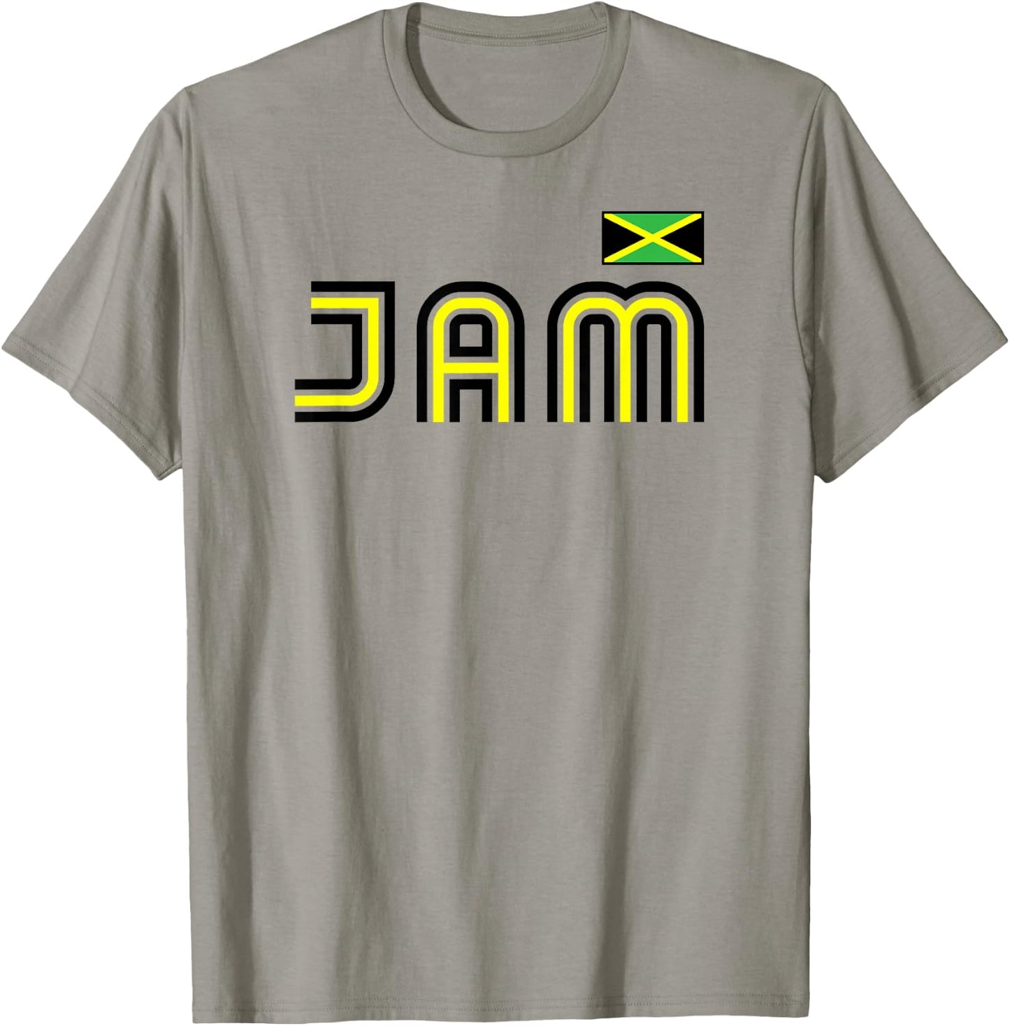 Jamaica Flag Retro International Country Jamaican Pride T-Shirt - T-Shirt | Sand