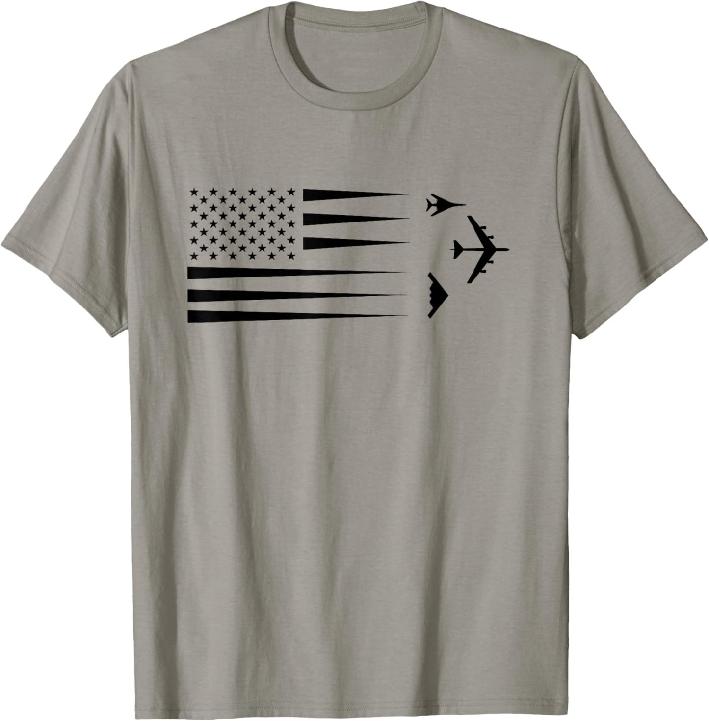 B-2 Spirit B-1 Lancer B-52 Bomber Airplane T-Shirt - T-Shirt | Sand
