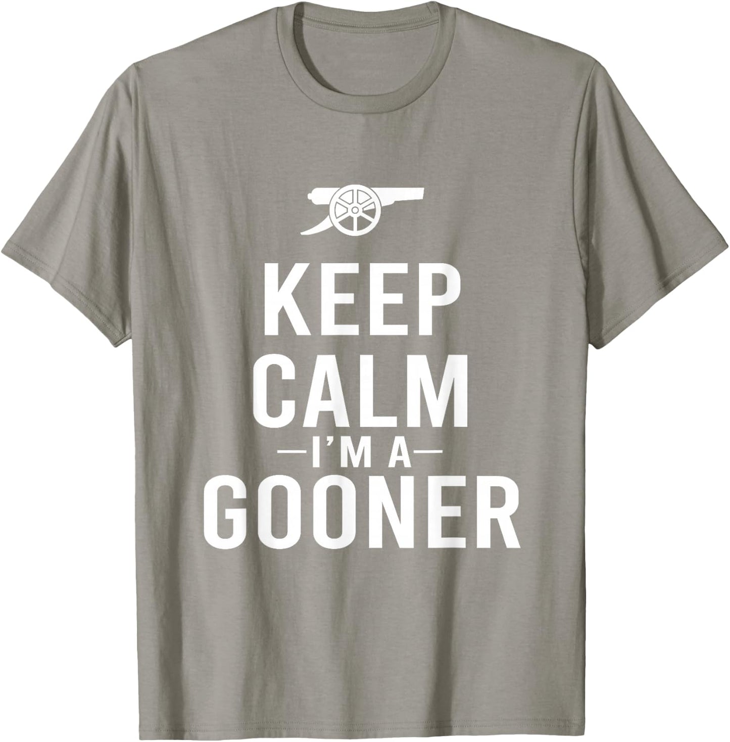 Keep Calm I'm a Gooner Jersey T-Shirt - T-Shirt | Sand