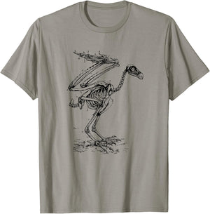 Vintage Eagle Skeleton - Scientific Diagram Bird Skull T-Shirt - T-Shirt | Sand