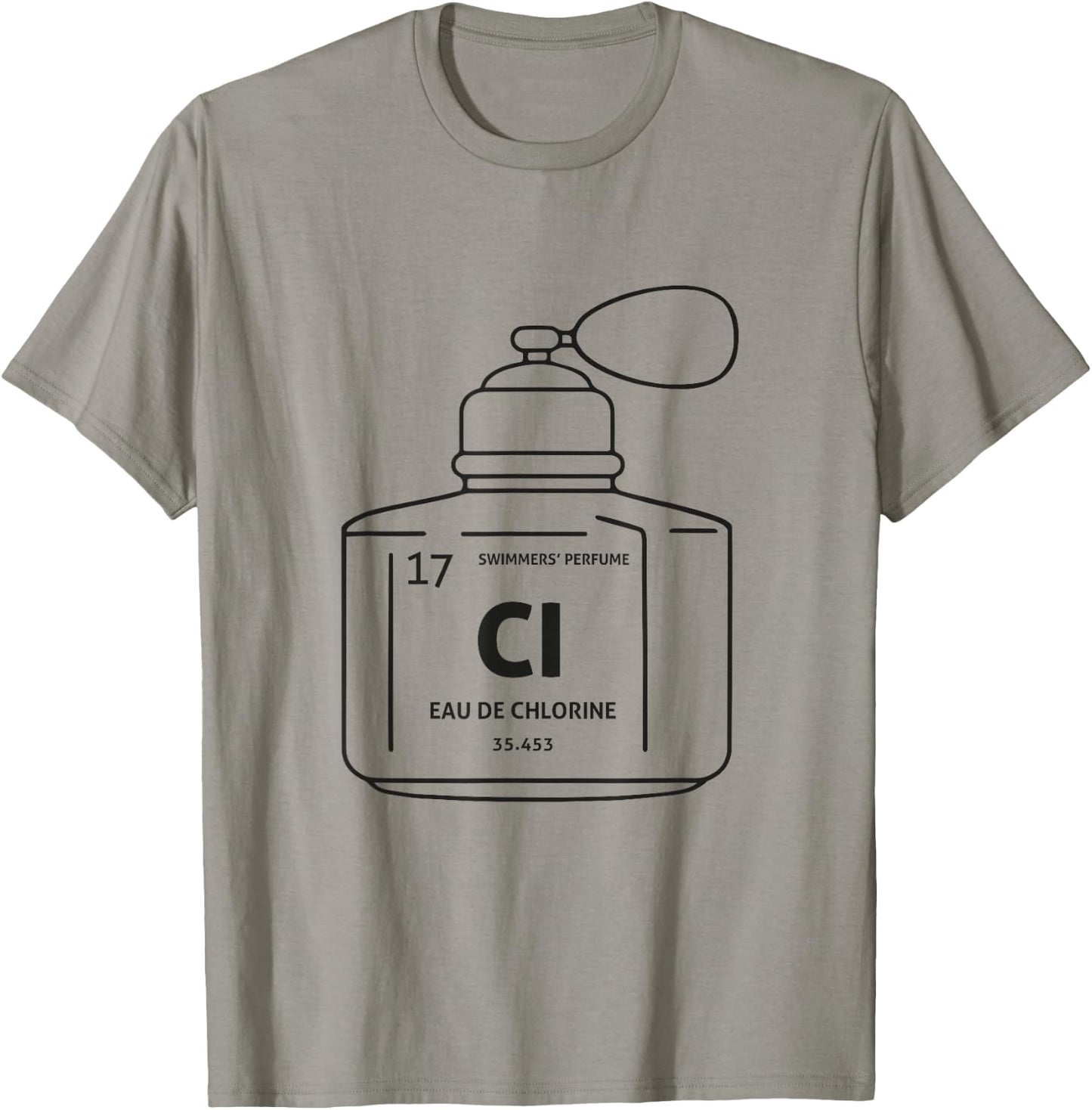 Eau De Chlorine - Swimmers' Perfume for Swimmers T-Shirt - T-Shirt | Sand