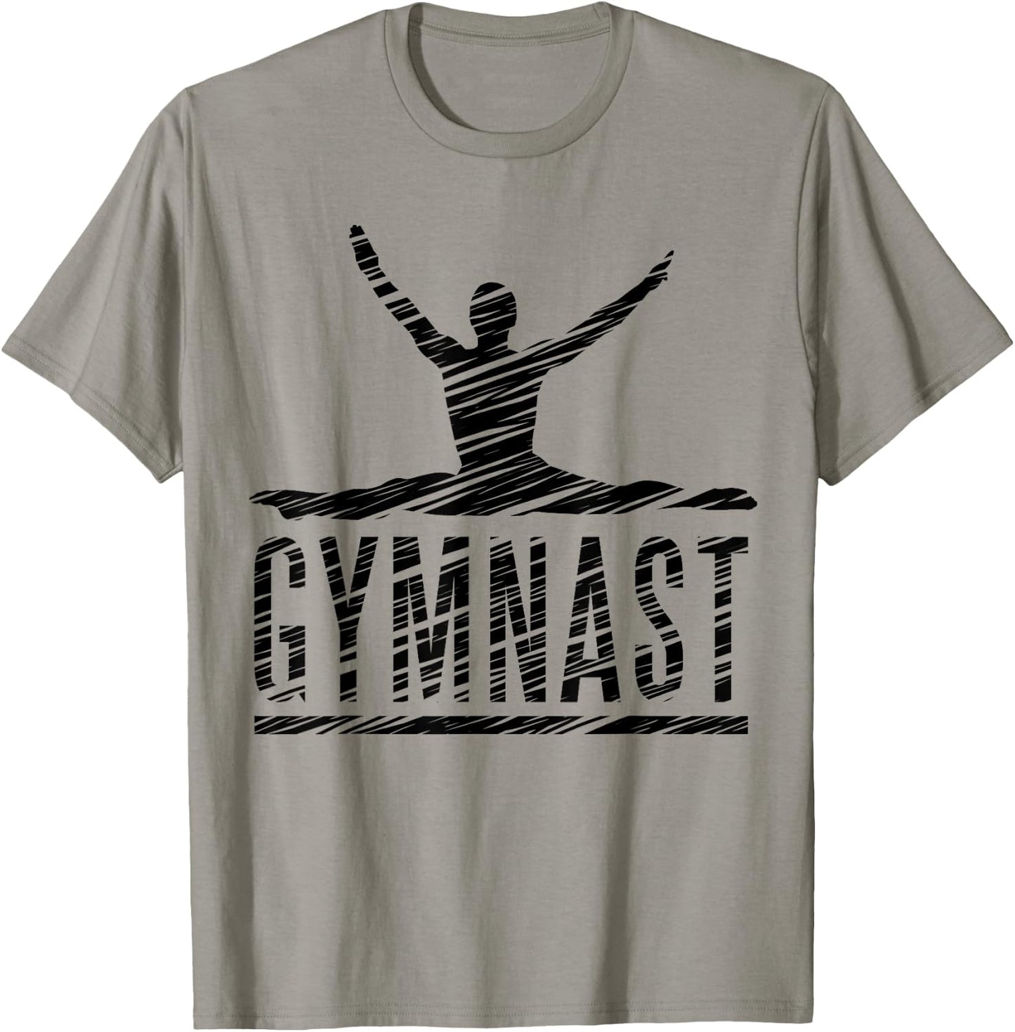 Gymnastics Fan Vintage Motif T-Shirt - T-Shirt | Sand