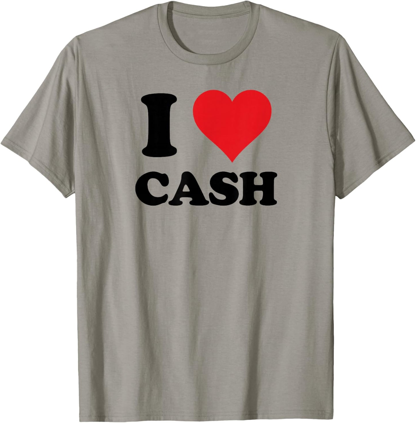 I Heart Cash First Name I Love Personalized Stuff T-Shirt - T-Shirt | Sand