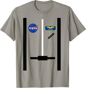 Astronaut NASA Pilot Orange NASA Space Cadet T-Shirt - T-Shirt | Sand