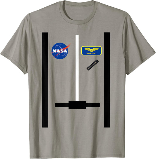 Astronaut NASA Pilot Orange NASA Space Cadet T-Shirt - T-Shirt | Sand