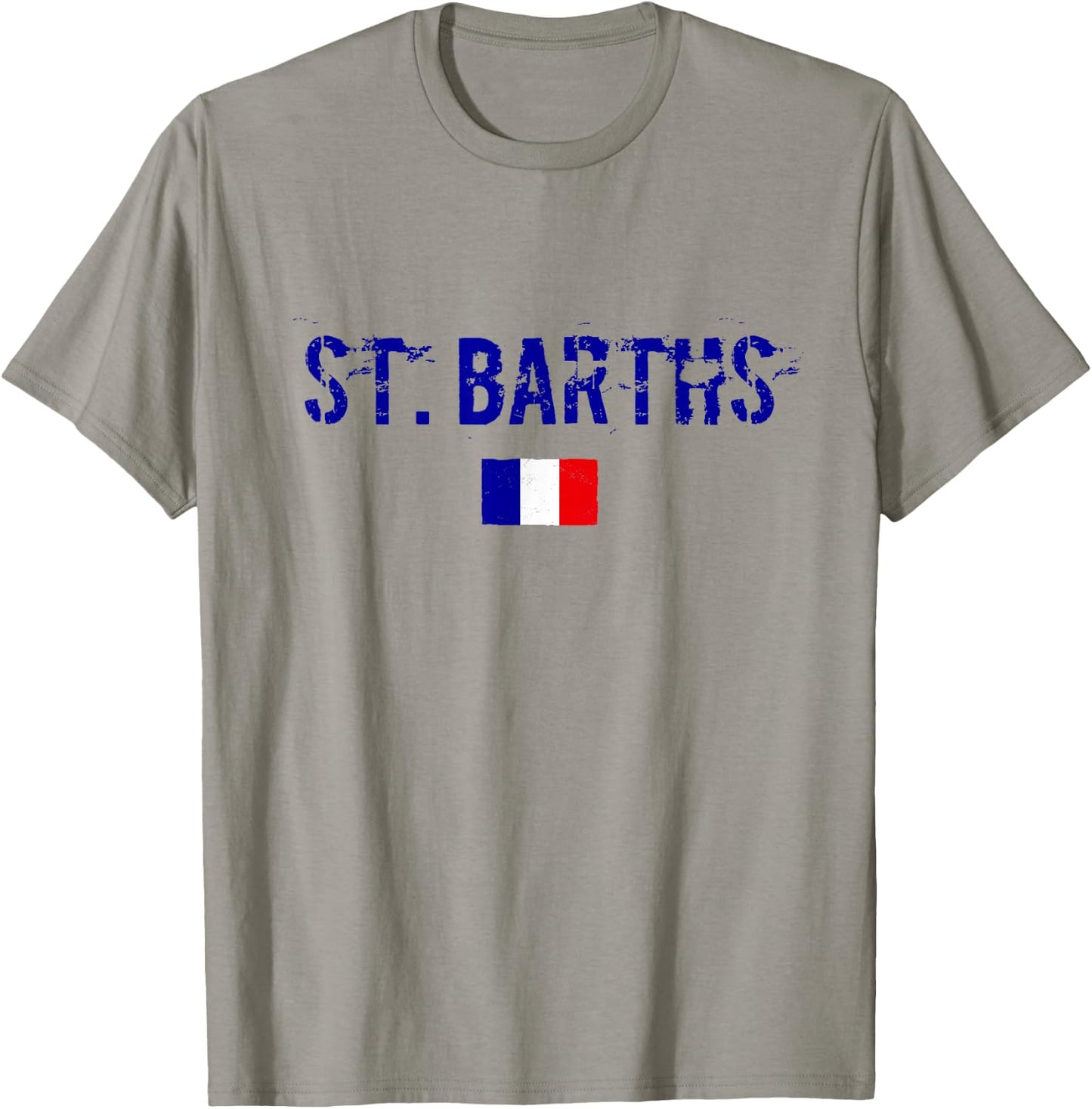 Saint-Barthelemy Blue Women's Men's Holiday Flag St. Barths T-Shirt - T-Shirt | Sand