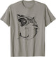 Great White Shark Motif colorful Sharks Predator Shark T-Shirt - T-Shirt | Sand