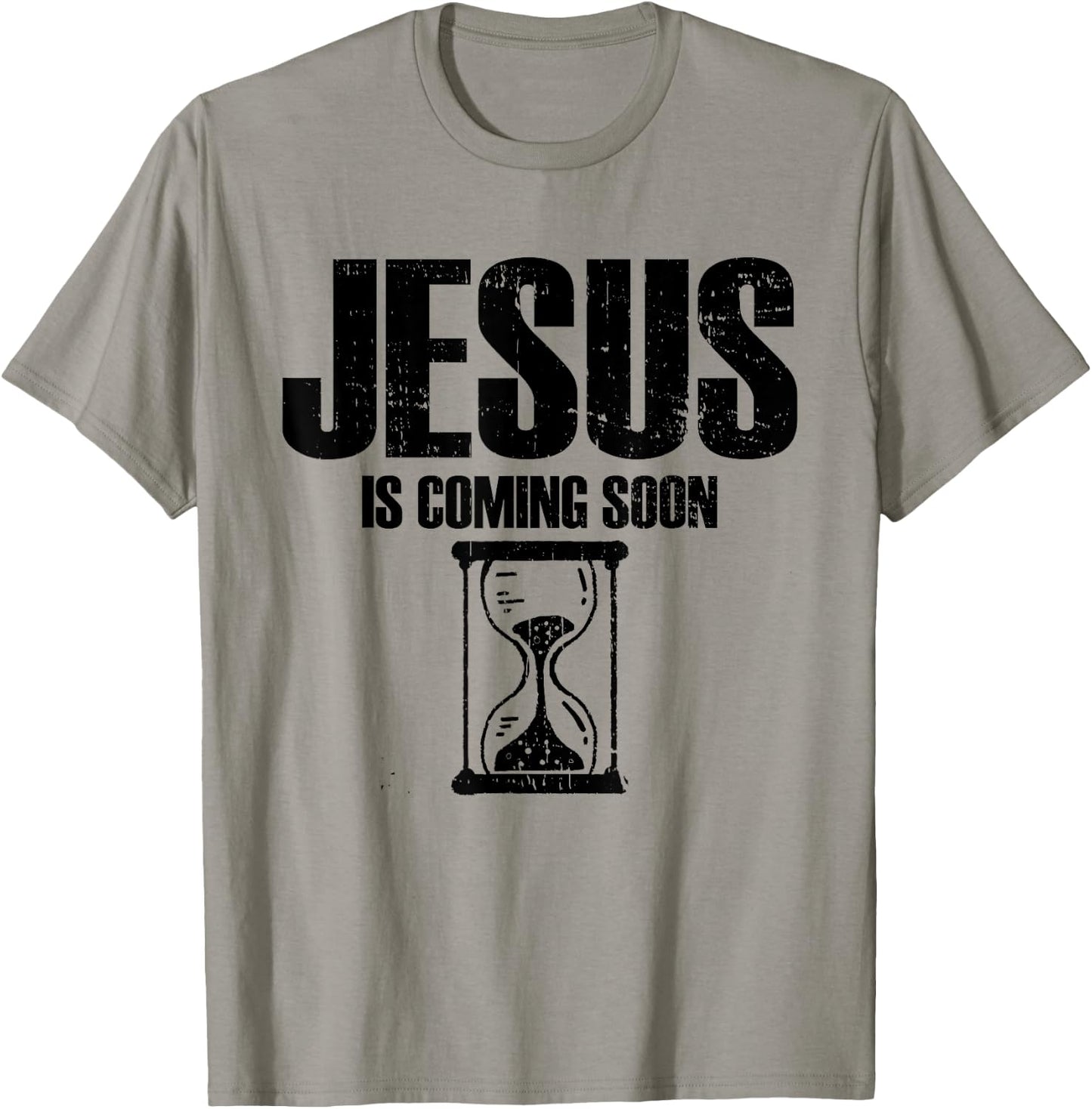 Jesus Is Coming Soon | Countdown Christian Jesus T-Shirt - T-Shirt | Sand
