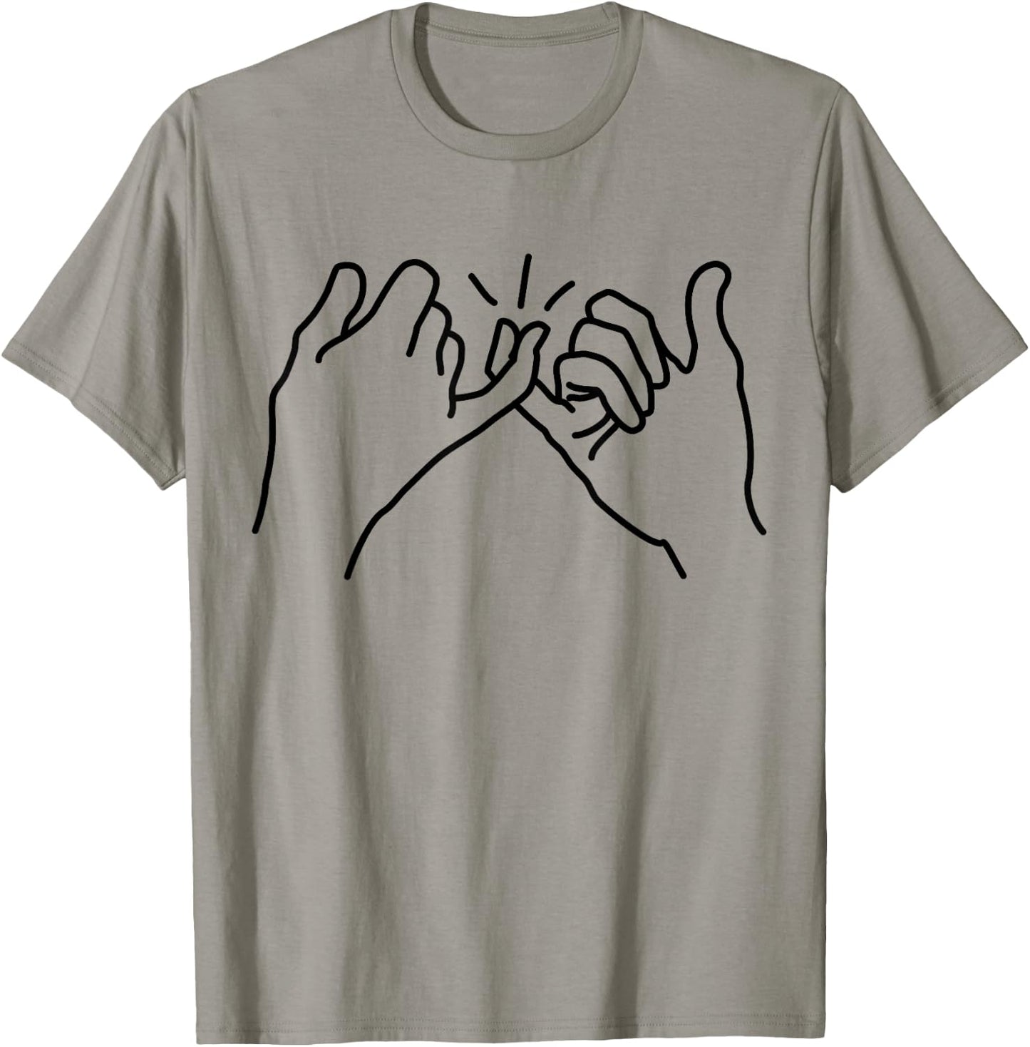 Pinky Swear Promise T-Shirt - T-Shirt | Sand