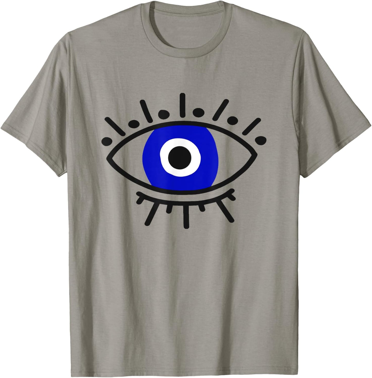 Evil Eye Curse Protection Hand of Hamsa Seeing Eyes Evil Eye T-Shirt - T-Shirt | Sand