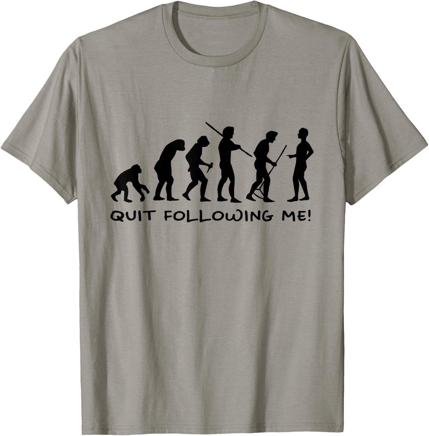 Funny Human Evolution Anthropology Science Men Women Gifts T-Shirt - T-Shirt | Sand