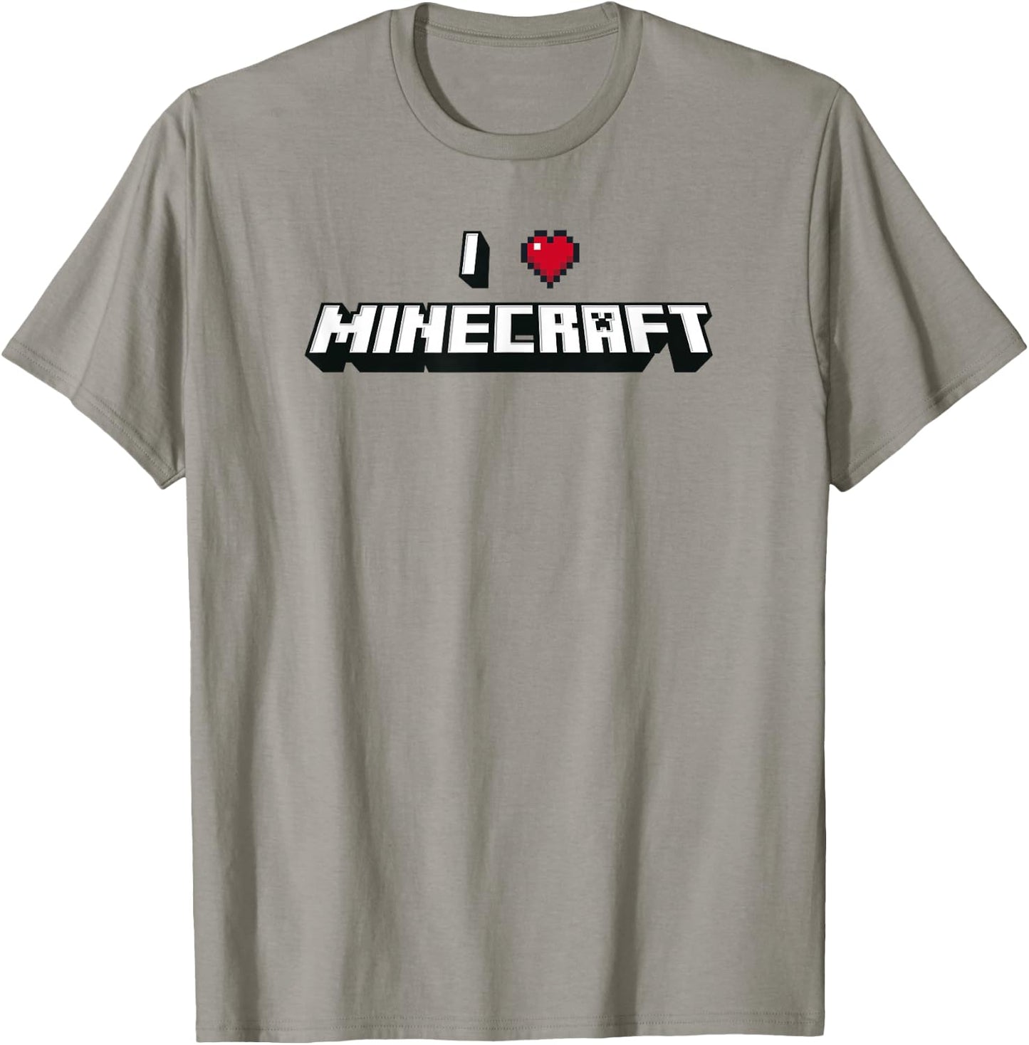 Minecraft I Heart Minecraft Logo T-Shirt - T-Shirt | Sand