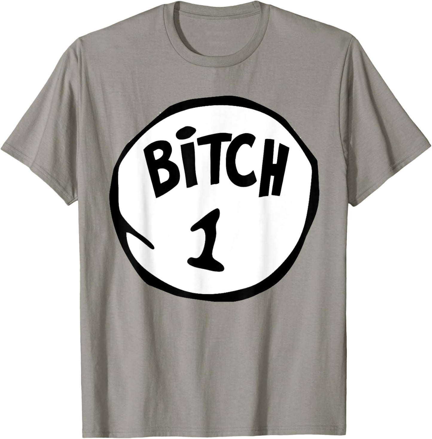 Funny Bitch 1 Matching Group Halloween Costume T-Shirt - T-Shirt | Sand