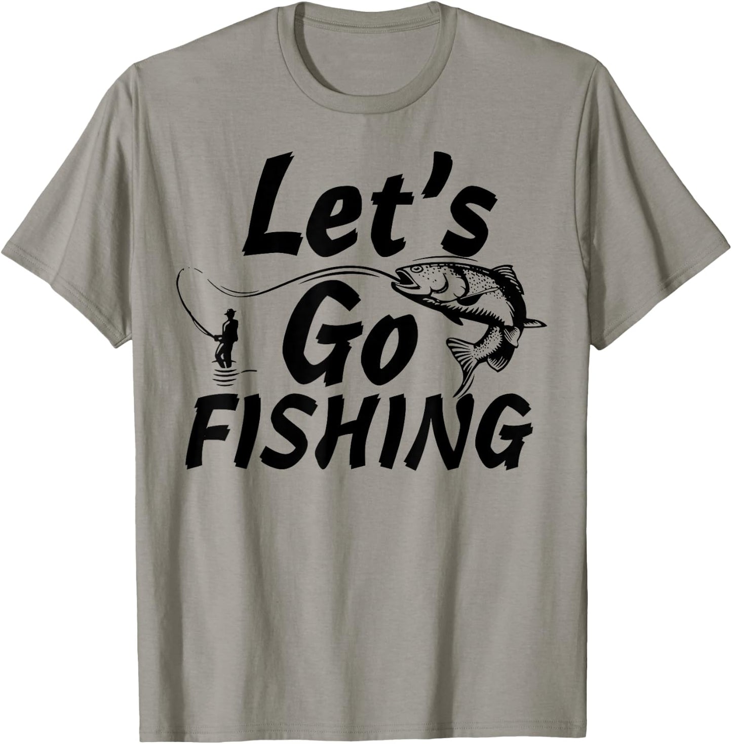 Let’s Go Fishing Shirt Fishing Lovers Or Fisherman Gift T-Shirt - T-Shirt | Sand