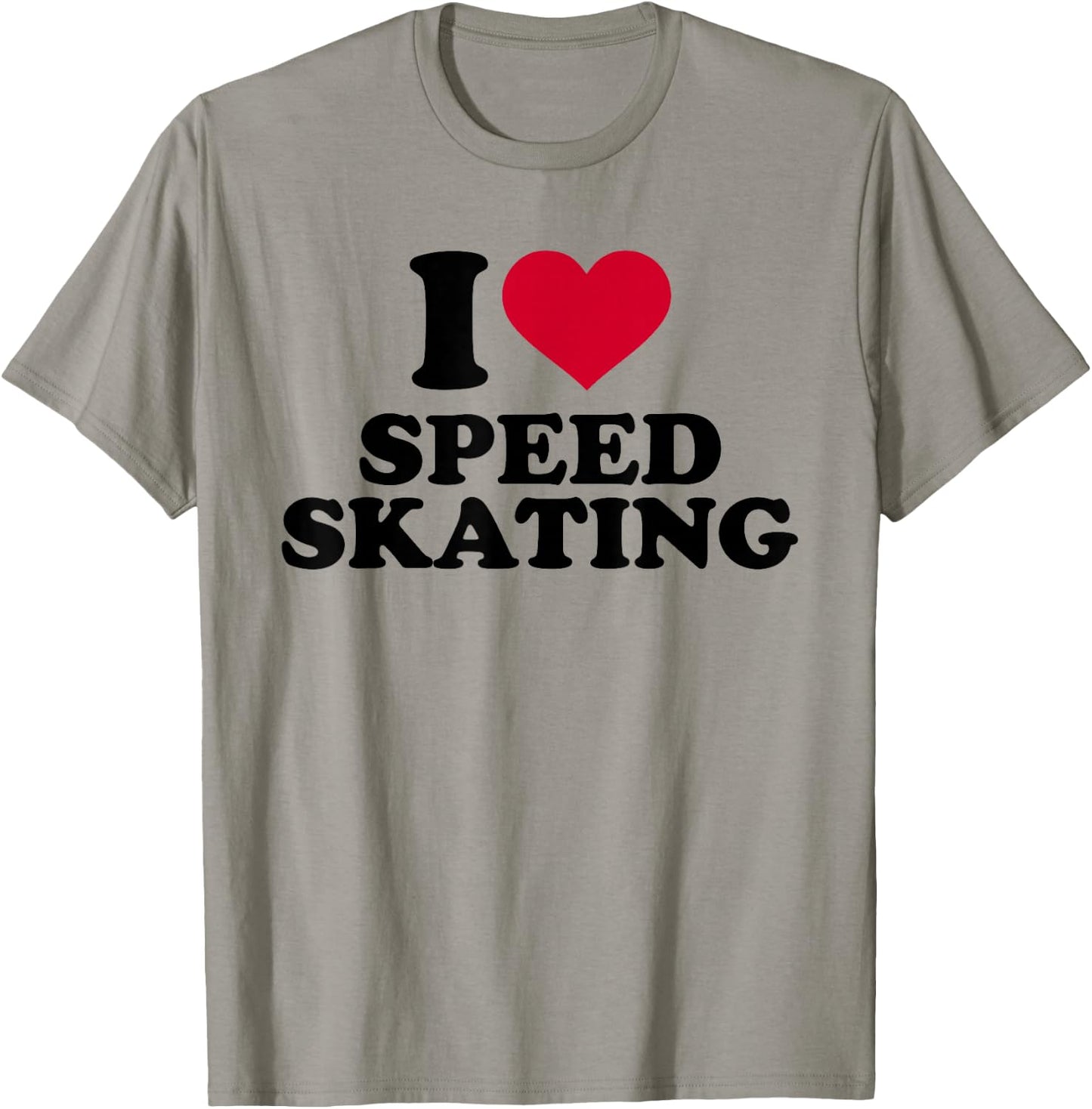 I love speed skating T-Shirt - T-Shirt | Sand