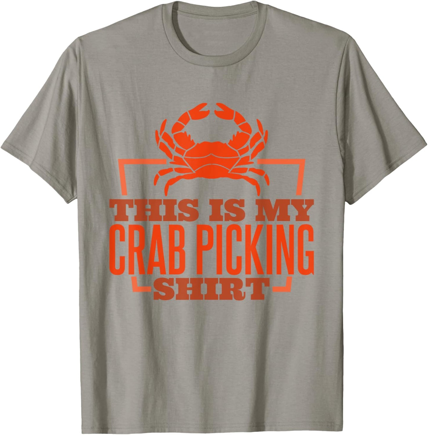 This Is My Crab Picking Shirt, Crab Fishing Crab Hunter T-Shirt - T-Shirt | Sand