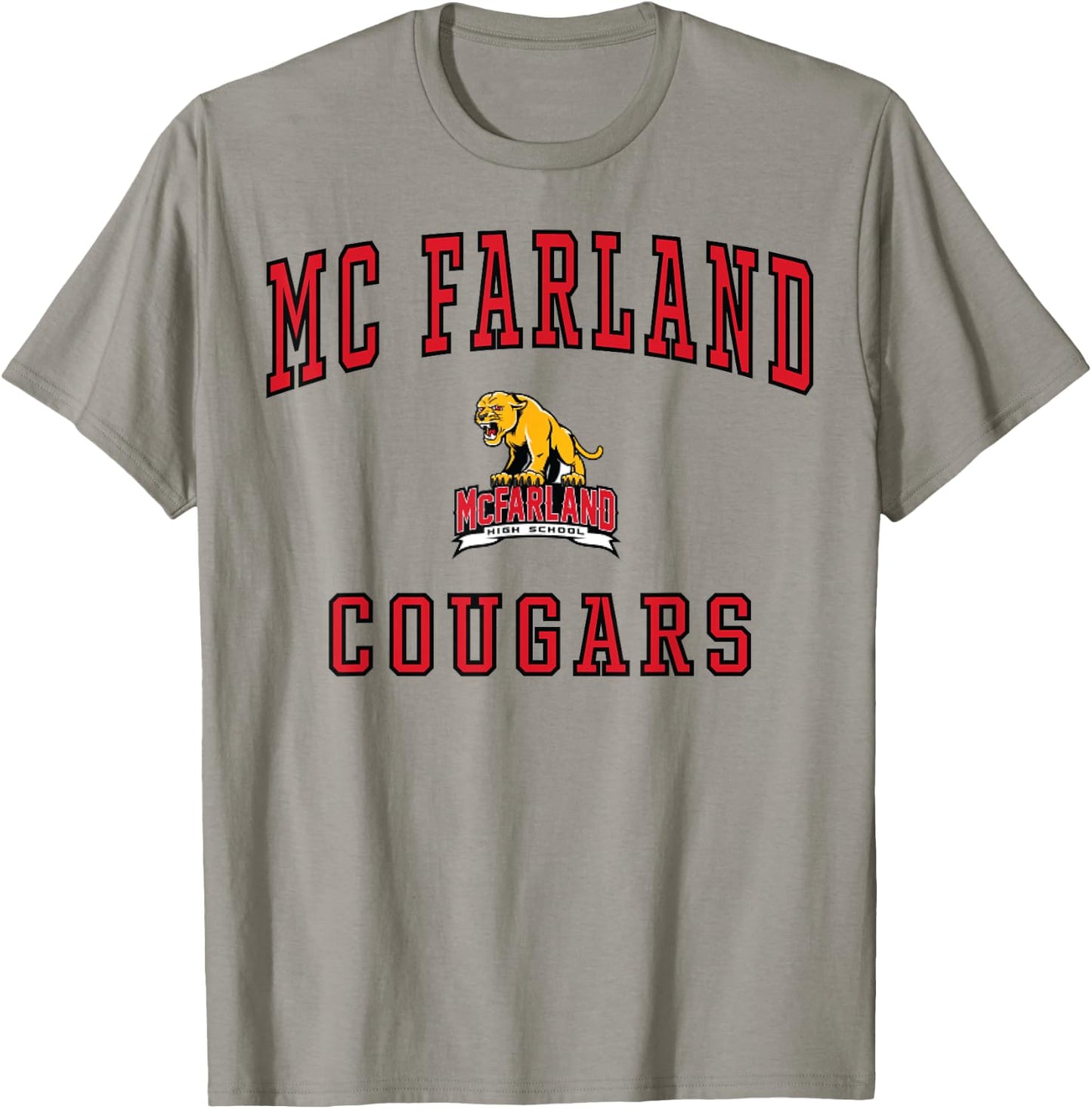 McFarland High School Cougars C1 T-Shirt - T-Shirt | Sand